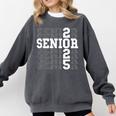Class Of 2025 Senior 2025 Back To School 2025 Graduation 25 Comfort Colors Sweatshirt Pepper