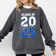 Class Of 2025 Senior Graduation 2025 Blue Comfort Colors Sweatshirt Pepper