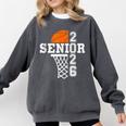 Class Of 2026 Basketball Senior 26 Player Team Graduation Comfort Colors Sweatshirt Pepper