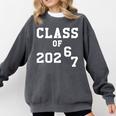 Class Of 2026 Graduation So Done Grade Middle High School Premium Tri-Blend Comfort Colors Sweatshirt Pepper