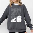 Class Of 2026 High School Senior Graduation Grey Sport Style Comfort Colors Sweatshirt Pepper