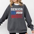 Class Of 2026 Senior Back To School American Flag Graduation Comfort Colors Sweatshirt Pepper