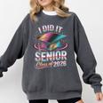 Class Of 2026 Senior Graduation I Did It Comfort Colors Sweatshirt Pepper