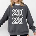 Class Of 2029 Graduating School Class Of 2029 Graduation Comfort Colors Sweatshirt Pepper