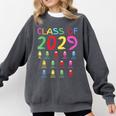 Class Of 2029 Senior Class 2029 Idea Graduation Grow With Me Comfort Colors Sweatshirt Pepper