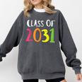 Class Of 2031 Kindergarten Graduation Back To School T-Shirt Comfort Colors Sweatshirt Pepper