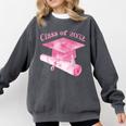 Class Of 2032 Senior 2032 Back To School 2032 Graduation Cap Comfort Colors Sweatshirt Pepper
