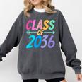Class Of 2036 First Day Kindergarten Grow With Me Graduation Comfort Colors Sweatshirt Pepper