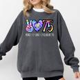 Class Of 75 1975 50th Class Reunion Tie Dye Graduation Items Comfort Colors Sweatshirt Pepper