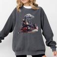 Classic Steam Train Enthusiasts Nostalgia For Train Lovers Comfort Colors Sweatshirt Pepper