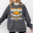 College Degree 2022 Graduation Graduate Comfort Colors Sweatshirt Pepper