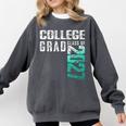 College Grad Class Of 2027 Graduation Comfort Colors Sweatshirt Pepper