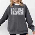 College Graduate Shirt Graduation Tee Distressed Comfort Colors Sweatshirt Pepper