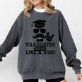 College High School Graduation Grad 2018 Shirt Comfort Colors Sweatshirt Pepper