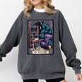 Color Graphic The Introvert Tarot Card Raglan Baseball Tee Comfort Colors Sweatshirt Pepper
