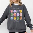 Cool Kids Read Books School Librarian Reading Teacher Comfort Colors Sweatshirt Pepper