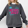 Coquette Pink Bow Senior 2027 Class Of Graduation Comfort Colors Sweatshirt Pepper