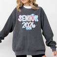 Coquette Senior-Class Of 2026 Preppy Graduation Graduate Comfort Colors Sweatshirt Pepper