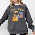 Cozy Vibes Atmospheric Introvert Comfort Colors Sweatshirt Pepper