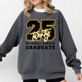Criminal Justice Graduate Graduated Class Of 2025 Graduation Comfort Colors Sweatshirt Pepper