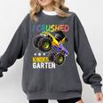 I Crushed Kindergarten Monster Truck Graduation Boys Small Comfort Colors Sweatshirt Pepper