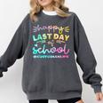Custodian Life Graduation Day Last Day Of School Tie Dye Comfort Colors Sweatshirt Pepper
