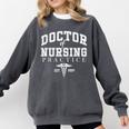 Cute DNP Nurse Live Loves Heal Graduation Appreciation Comfort Colors Sweatshirt Pepper