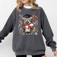 Cute Graduation Zebra Holding Diploma T Shirt Comfort Colors Sweatshirt Pepper