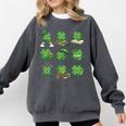 Cute Shamrock Reading St Patricks Day Teacher Book Lovers Comfort Colors Sweatshirt Pepper Cute Shamrock Reading St Patricks Day Teacher Book Lovers Comfort Colors Sweatshirt Pepper
