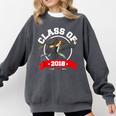 Dabbing Graduation Class Of 2018 Women Comfort Colors Sweatshirt Pepper