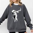Dabbing Graduation Class Of 2025 Men Graduation Comfort Colors Sweatshirt Pepper