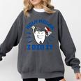Dental Hygienist Graduation Dentist Dentistry Comfort Colors Sweatshirt Pepper