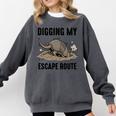 Digging My Escape Route Armadillo Introvert Humor Comfort Colors Sweatshirt Pepper Digging My Escape Route Armadillo Introvert Humor Comfort Colors Sweatshirt Pepper
