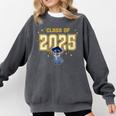 Disney Lilo & Stitch Graduation 2025 Stitch Collegiate Comfort Colors Sweatshirt Pepper