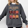 I Dont Like Morning People Introvert Coffee Lover Antisocial Comfort Colors Sweatshirt Pepper