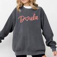 Doula Shirt Tee Heart Midwife Childbirth Graduation Comfort Colors Sweatshirt Pepper