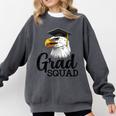 Eagle Grad Squad Class Of 2019 Graduation Comfort Colors Sweatshirt Pepper