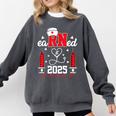Earned It 2025 For Nurse Graduation Or RN LPN Class Of 2025 Comfort Colors Sweatshirt Pepper