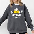 Earned Not Given Shirt RN Nurses Graduation 2019 Her Comfort Colors Sweatshirt Pepper