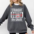 Eighth Grade Graduation Shirt Straight Outta 8th Grade Comfort Colors Sweatshirt Pepper