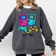 Eighties Console Controller Gaming Player Gadget Nostalgia Comfort Colors Sweatshirt Pepper