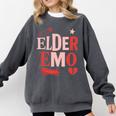Elder Emo Retro Punk Typography Nostalgia Comfort Colors Sweatshirt Pepper Elder Emo Retro Punk Typography Nostalgia Comfort Colors Sweatshirt Pepper