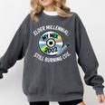 Elder Millennials Embracing 90s CDs Nostalgia Vibes Comfort Colors Sweatshirt Pepper