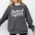 Electrical Engineer Graduation 2025 Engineering Graduate Comfort Colors Sweatshirt Pepper