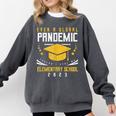 Elementary School 2023 Degree Graduation Graduate Comfort Colors Sweatshirt Pepper