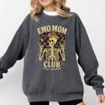 Emo Mom Club Still Rockin Skeleton Nostalgia Women Mother Comfort Colors Sweatshirt Pepper