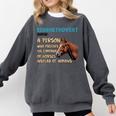 Equinetrovert Definition Equine Horse Riding Introvert Comfort Colors Sweatshirt Pepper