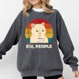Ew People Introvert Cat Lover Crazy Colorful Cat Lady Comfort Colors Sweatshirt Pepper Ew People Introvert Cat Lover Crazy Colorful Cat Lady Comfort Colors Sweatshirt Pepper