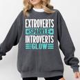 Extroverts Sparkle Introverts Glow Introvert Comfort Colors Sweatshirt Pepper Extroverts Sparkle Introverts Glow Introvert Comfort Colors Sweatshirt Pepper