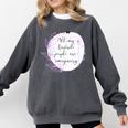 All My Favorite People Are Imaginary Book Lover Idea Comfort Colors Sweatshirt Pepper